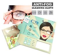 [C:Ya] Anti Fog Microfiber Cleaning Cloths, 4 Color Digital Printing Image,1pc 300 uses per (Best for Glasses,Goggles, Screens, and All Lens.) (1 Pack)