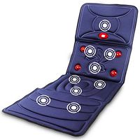 LPY-Multifunctional Massage Mattress Heating Can Be Timed Cervical + Neck + Back + Thigh + Calf Body Massage to Relieve Body Pain ?Blue?