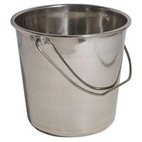 AmeriHome Medium Stainless Steel Bucket Set (3-Pack)