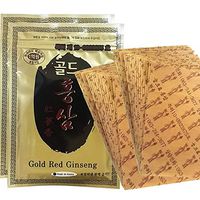 Korean Red Ginseng Patch Powerstrip Energy Pain Relief - 40 Patches