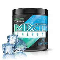 MIXT Energy Supplement, Designed for Energy and Focus, 8 Hour Energy Drink, No Sugar, No Calories, Awesome Taste, Gaming Energy, Keto Approved (60 Servings, Sour Slurp)