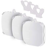 for eero Home WiFi eero Pro WiFi Wall Mount Holder by Koroao, Wall Ceiling Bracket with Holder Set for eero Home WiFi and eero Pro WiFi System (Set of 3 eero Wall Mount)