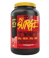 Mutant ISO Surge Whey Protein Powder Acts FAST to Help Recover, Build Muscle, Bulk and Strength, Uses Only High Quality Ingredients, 1.6 lb - Strawberry Milkshake