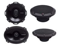 2) Rockford Fosgate P1675 6.75" 120W 3 Way + 2) P1692 6x9" 150W 2 Way Speakers