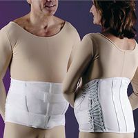 Unisex EZ-Fit Pendulous Lumbosacral 2-Pull Side-Lace Back Support Corset 577 (XXL)