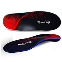 Arch Support Plantar Fasciitis Feet Insoles, Orthotics Inserts for Foot Pain Relief, Flat Feet, Arch Pain, Pronation, Heel Spurs, Running Athletic, Unisex (Red, Men's 11-11.5 丨Women's 13-13.5)