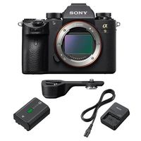 Sony Alpha a9 Mirrorless Digital Camera, Full Frame - Bundle GP-X1EM Grip Extension, BC-QZ1 Battery Charger, NP-FZ100 Lithium-Ion Rechargeable Battery