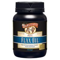 Barlean's Lignan Flax Oil Softgels, 100-Count Bottles (Pack of 2)