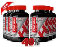 Irvingia gabonensis Powder - African Mango 4:1 Concentrate 1000MG - Strengthen Immune System (6 Bottles)