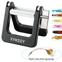 Big Metal Tube Squeezer – Toothpaste Paint Tube Wringer, Xykeey Tube Winder Saves Toothpaste, Creams, Paint, Hair Color, Cosmetics, Ointments, Tomato Paste, Garlic Paste and More… (Black)