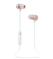 Bluetooth Headphones, Jascenic Wireless Headphones, IPX5 Waterproof Sports Earphones Gym Running, HD Stereo Headset w/Mic, 8 Hours Battery Noise Cancelling Bluetooth 5.0 Earbuds (Pink)