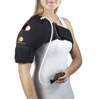 Corflex Cryo Pneumatic Shoulder Compression Ice Wrap with Cold Therapy-1 Gel