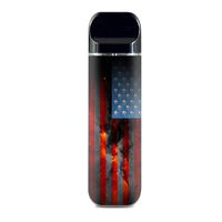 IT'S A SKIN Decal Vinyl Wrap for Smok Novo Pod System Vape Sticker Sleeve/Dark Distressed American Flag Sky Stars Galaxy