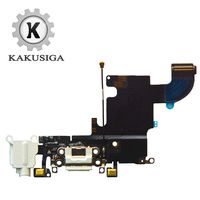KAKUSIGA Compatible with iPhone 6s USB Charging Port Dock Connector Flex Cable + Microphone + Headphone Audio Jack Replacement for 6s 4.7"(White)