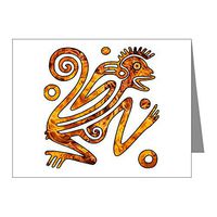 Note Cards (20 Pack) Chinese New Year Aztec Style Fire Monkey 2016