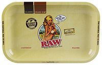Raw Rolling Tray - Bikini Woman Design ("Small 7" x 10.75")