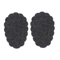 Academyus 1 Pair Anti-Slip Frosted High Heel Sandals Shoes Sole Sticker Protector for Women Black