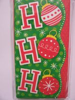 Christmas Layered Money Holders with Envelopes ~ Set of 8 (Ho Ho Ho Ornaments)