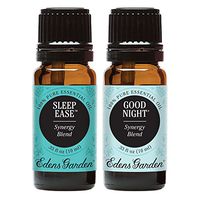 Edens Garden Good Night & Sleep Ease Essential Oil Synergy Blend, 100% Pure Therapeutic Grade (Highest Quality Aromatherapy Oils), 10 ml Value Pack