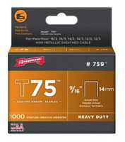 ARROW FASTENER 759 ARROW T-75 9/16 STPLS BX/1000
