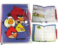 Purple Angry Birds Schedule Book 2012/2013- Angry Birds Planner