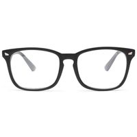 Livho Blue Light Blocking Glasses, Computer Reading/Gaming/TV/Phones Glasses for Women Men,Anti Eyestrain & UV Glare(Matte Black)