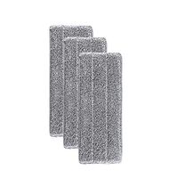 Flip Mop Refills Replacement Pads, Microfiber Head Floor Mops, Dry/Wet, Machine Washable, Double Sided Flat Sponge,Suitable for All Surface Cleaning (Gray, 3PCS)