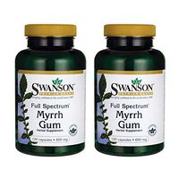 Swanson Full-Spectrum Myrrh Gum 600 Milligrams 120 Capsules (2 Pack)