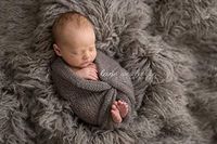 FOR YOUR ROYAL PHOTOSESSION Grey Oyster Alpaca Faux Fur Photo Prop Newborn Nest 18 x 20 Inches Photography || Decoration for a photo shoot by Royal ♛ Shop