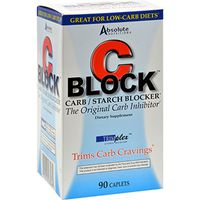 ABSOLUTE NUTRITION C BLOCK,CARBO INHIBITOR, 90 CT