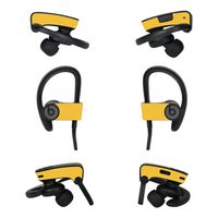 MightySkins Skin Compatible with Dr Dre Powerbeats3 - Solid Marigold | Protective, Durable, and Unique Vinyl Decal wrap Cover | Easy to Apply, Remove, and Change Styles | Made in The USA