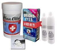 Ethos Bright Eyes NAC Eye Drops 1 Box & 100g Tub of Ethos Elan Vital