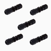 Anmbest 5PCS M20 RJ45 Waterproof Cat5/5e/6 8P8C Connector IP67 Ethernet LAN Cable Connector Double Head Outdoor LAN Coupler Adapter Female to Female