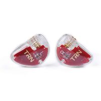 in-Ear Monitors, TRN V30 2BA+1DD Hybrid HiFi Stereo Noise Isolating Sport IEM Earphones/Earbuds/Headphones with Detachable Cable for iPhone, iPad, Android, Computer (Clear Without Mic)