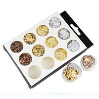 Nail Art,Putars Fashion Gold Silver 4 Colors Tinfoil 3D Nail Art Stickers DIY Decorations Glitter Nail