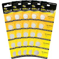 5X 5pack Exell EB-CR1632 3V Lithium Coin Cell Battery Replaces DL1632, BR1632, KL1632, L1632, ECR1632, KCR1632, E-CR1632, KECR1632