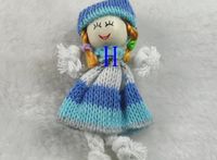 20pcs Cute Pattern Dress Girl Small Doll Craft/Appliques DIY Handicraft Lots (H)
