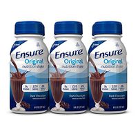 Ensure Original Nutrition Shake, Rich Dark Chocolate, 8-Ounce Bottle, 6 Count, (Pack of 4) by Ensure