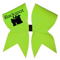 Chosen Bows New iBackspot Cheer Bow, Neon Lime
