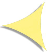 PATIO Paradise 9' x 9' x 9' Canary Yellow Sun Shade Sail Equilateral Triangle Canopy, 180 GSM Permeable Canopy Pergolas Top Cover, Permeable UV Block Fabric Durable Outdoor, Customized Available