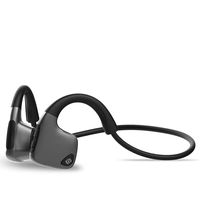 Bluetooth Bone-Conduction Headphones Wireless with 2 Pack Earplugs, Waterproof On-Ear HiFi Stereo Sports Headsets R9 Earphone with Mic for Running Driving Cycling Compatible, iPhone/Android
