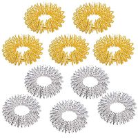 10pcs Massage Ring, Finger Massager Rings Mini Finger Acupuncture Spring Ring Finger Circulation Handheld Massager
