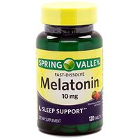 Spring Valley Fast-Dissolve Melatonin, 10 Mg, 120 Tablets