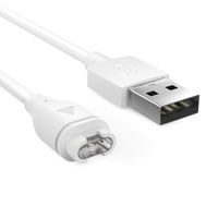 MoKo Charger Compatible with Garmin Vivoactive 3/4/4S/Venu/Fenix 5/5 Plus/5S/5S Plus/5X/5X Plus/6/6S/6X/6 Pro/6S Pro/6X Pro/Forerunner 935/Instinct/Quatix 5, USB Data Sync Charging Cable - White