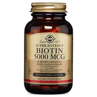 Solgar – Biotin 5,000 mcg, 50 Vegetable Capsules