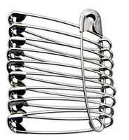Soophen Extra Large Safety Pins Size 4 (Set of 100) (2-1/5")