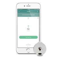 TrackR bravo - Bluetooth Tracking Device. Item Tracker. Phone Finder. iOS/Android Compatible. Generation 3, Silver (16 Pack)