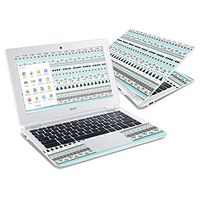 Mightyskins Skin Compatible with Acer Chromebook 11 Cb3-111-c670 Wrap Cover Sticker Skins Turquoise Tribal