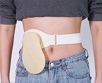 Ostomy Hernia Belt Sputum Band Ostomy Support Garment Stool Pocket Pocket Anal Abdominal Belt Leak-Proof Care