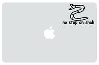 egeek amz No Step On Snek Laptop Decal Vinyl Decal Sticker Skin Print for MacBook Laptop